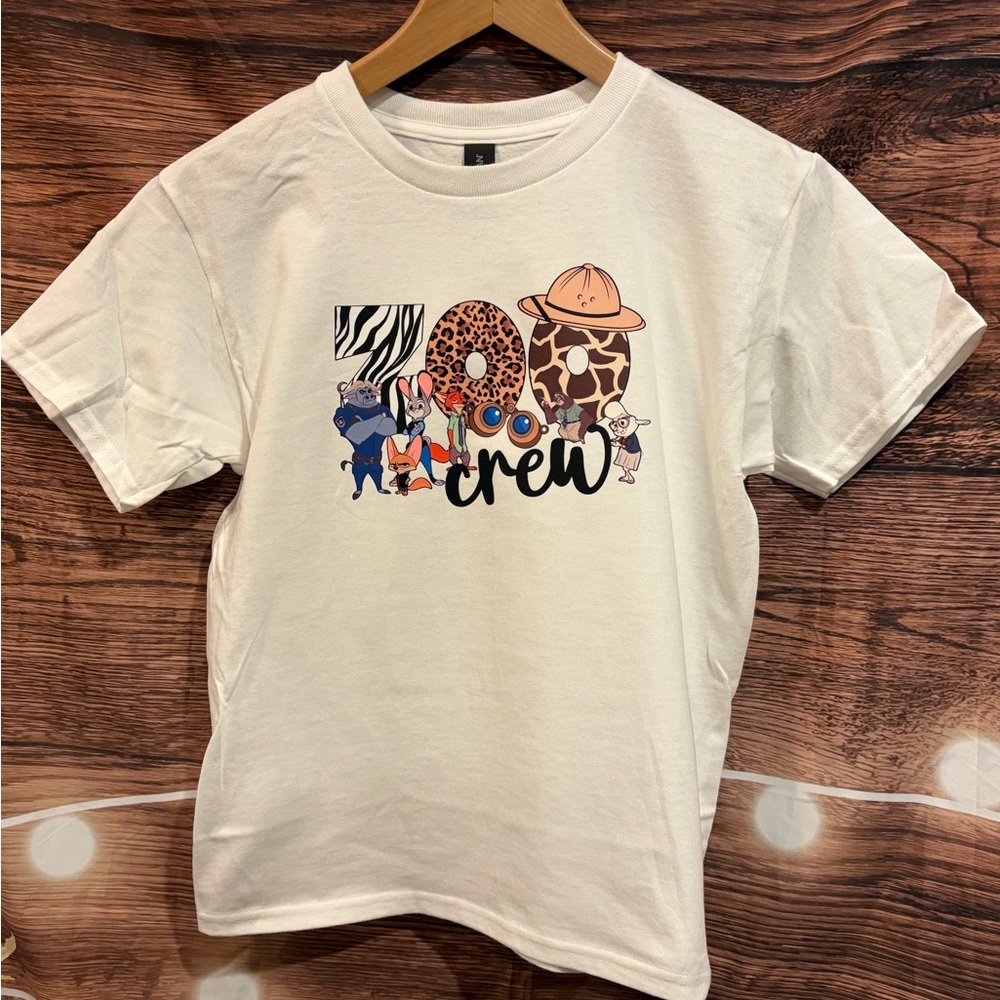 Gildan White Heavy Cotton Tee with Black Tag Print